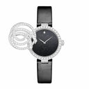 Belle Vante Maharani Secret Watch White Gold Diamonds Aventurine 30mm