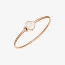 Happy Hearts Bangle Ethical Rose Gold Diamond Mother-of-Pearl