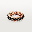 Belle Vante Clash Ring Onyx 7.9mm Rose Gold