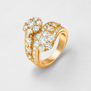 Belle Vante Snowflake Ring with Diamonds