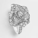 Belle Vante Medium White Gold Diamond Ring