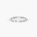Belle Vante RVL Band Ring in White Gold