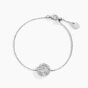 Belle Vante Small White Gold Diamond Chain Bracelet