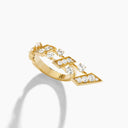 Belle Vante Fifth Avenue Diamond Ring Yellow Gold Diamond