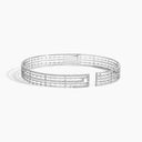 Belle Vante Avenues Hinged Necklace White Gold Diamond