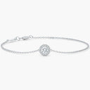 Belle Vante Aura Round Brilliant Diamond Bracelet in 18K White Gold