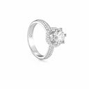 Belle Vante Platinum Diamond Solitaire Engagement Ring