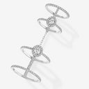 Glam'Azone Pavé Diamond Multi-Wear Ring White Gold 1ct