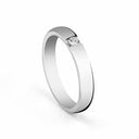 Belle Vante White Gold and External Diamond Wedding Band 2.7 mm