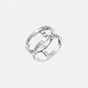 Ice Cube Ring Belle Vante Ethical White Gold Diamonds