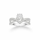 Belle Vante Amour d'Aigrette Solitaire Ring Platinum Diamond 0.50ct