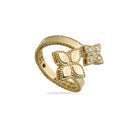 Belle Vante Princess Flower Ring in 18kt Gold with Diamonds