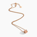 Belle Vante LIFE Diamond Spinning Pendant Necklace Rose Gold