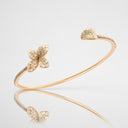 Belle Vante Petit Garden Bracelet in 18k Rose Gold with White and Champagne Diamonds