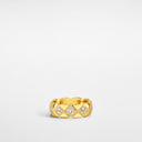 Belle Vante Coco Crush Ring Small 18K Yellow Gold Diamonds