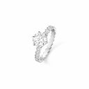 Belle Vante Bee de Solitaire Ring White Gold Diamonds 1ct