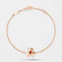 Belle Vante Frivole Mini Model Bracelet in 18K Rose Gold with Ruby
