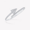 Belle Vante Follow Me Pavé Diamond Bangle White Gold