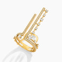 Belle Vante Avenues Mode Ring Yellow Gold Diamond