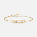 Move Classique Chiseled Bracelet Large Model Diamond 0.20ct