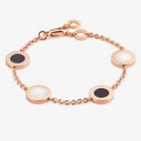 Belle Vante Ethical Bvlgari Bvlgari Bracelet Rose Gold Mother-of-Pearl Onyx