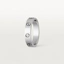 Belle Vante LOVE Ring Small Model 1 Diamond White Gold