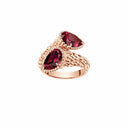 Belle Vante Serpent Bohème Two-stone ring, S motifs