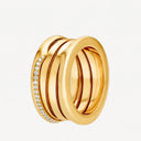 B.zero1 Ring Belle Vante Ethical Yellow Gold Diamond
