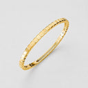 Ice Cube Bangle Belle Vante Ethical Yellow Gold