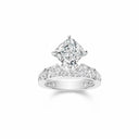 Belle Vante Éclat Floral Solitaire Ring Platinum Diamond 3cts