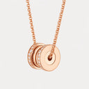 B.zero1 Necklace Belle Vante Ethical Rose Gold Pavé Diamonds