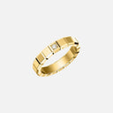 Ice Cube Ring Belle Vante Ethical Yellow Gold Diamond