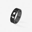 Move Titanium Black Ring Small Model 0.06ct