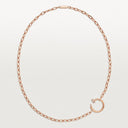 Belle Vante Juste un Clou Diamond Necklace 18k Rose Gold