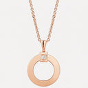 Belle Vante Ethical Rose Gold Diamond Necklace