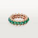 Belle Vante Clash Ring Agate Rose Gold 7.9mm Band