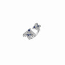 Belle Vante Bee de Ring White Gold Sapphires Diamonds