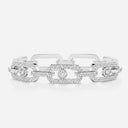 So Move XL Pavé Diamond Bracelet White Gold 3.28ct