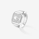 Move Joaillerie Pavé Diamond Signet Ring 0.27ct