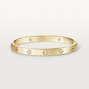 Belle Vante LOVE Bracelet Classic Model 4 Diamonds Yellow Gold