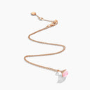 Belle Vante Cleo Rev Mini Diamond Pendant Necklace Rose Gold