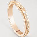 Belle Vante Small Possession Decor Palace Ring Rose Gold Diamond