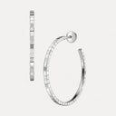 Ice Cube Earrings Belle Vante Ethical White Gold