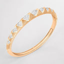 Belle Vante Medium Rose Gold Diamond Decor Palace Bracelet