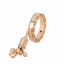 Belle Vante Art Deco Ring in 18kt Rose Gold with Diamonds