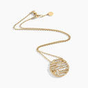 Belle Vante Avenues Luxe Chain Necklace Yellow Gold Diamond