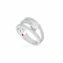 Belle Vante Cento Diamond Bridal Ring in 18k White Gold with Diamonds