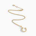 Belle Vante Cleo Venus Diamond Pendant Necklace Yellow Gold