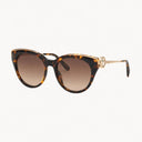 Happy Diamonds Sunglasses Belle Vante Shiny Classic Havana