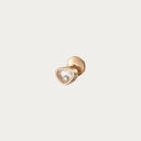 My Happy Hearts Single Earring Belle Vante Ethical Rose Gold Diamonds